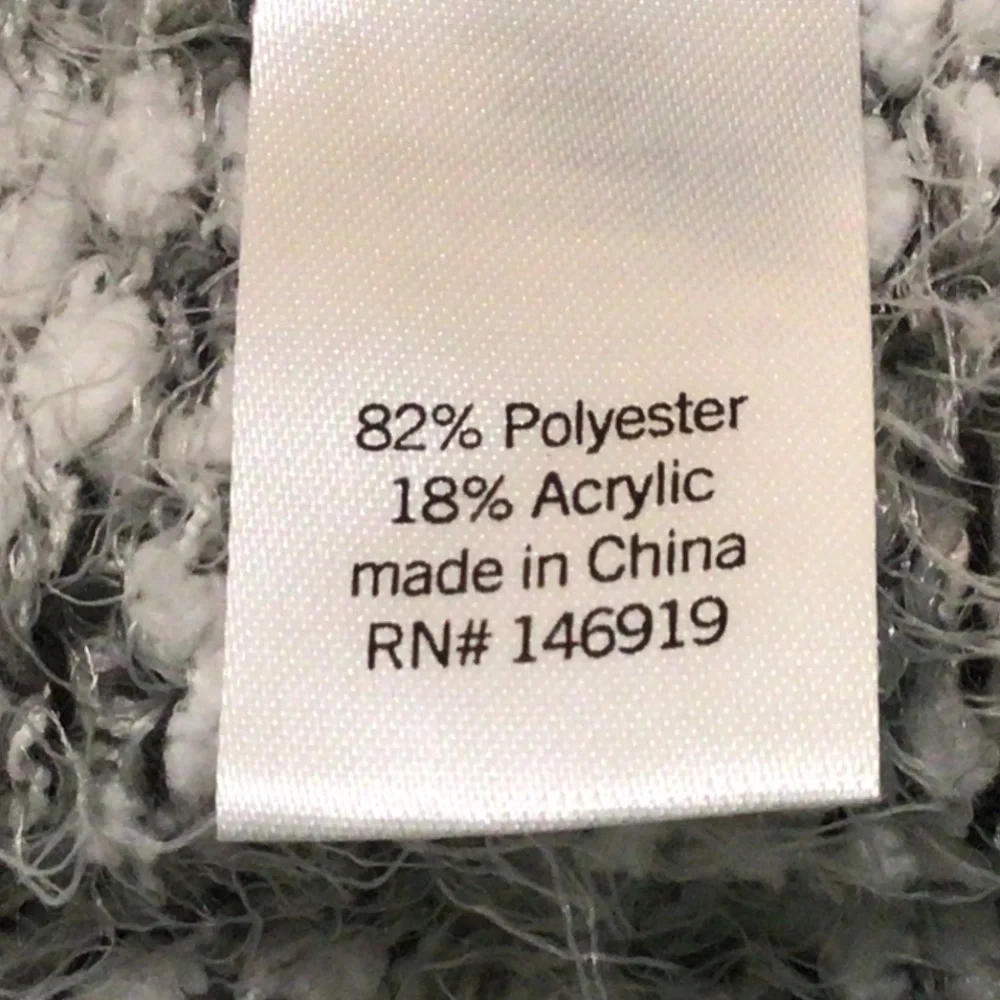 SO women’s white/gray long sleeved sweater - Picture 4 of 4